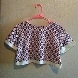 Missguided bright beautiful crop top